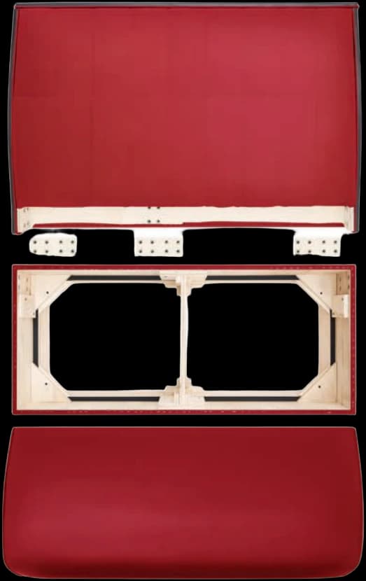 ATS William EZ-Booth, Plain Back, Single, 42" H x 46" L, Grey