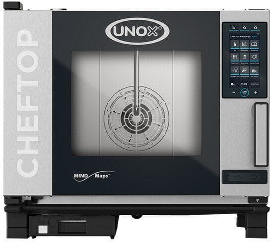 Unox XAVC-0511-EPRM ChefTop MIND.Maps Plus Electric Countertop Combi Oven – 208-240V, 3 Ph – 5 Trays/GN 1/1