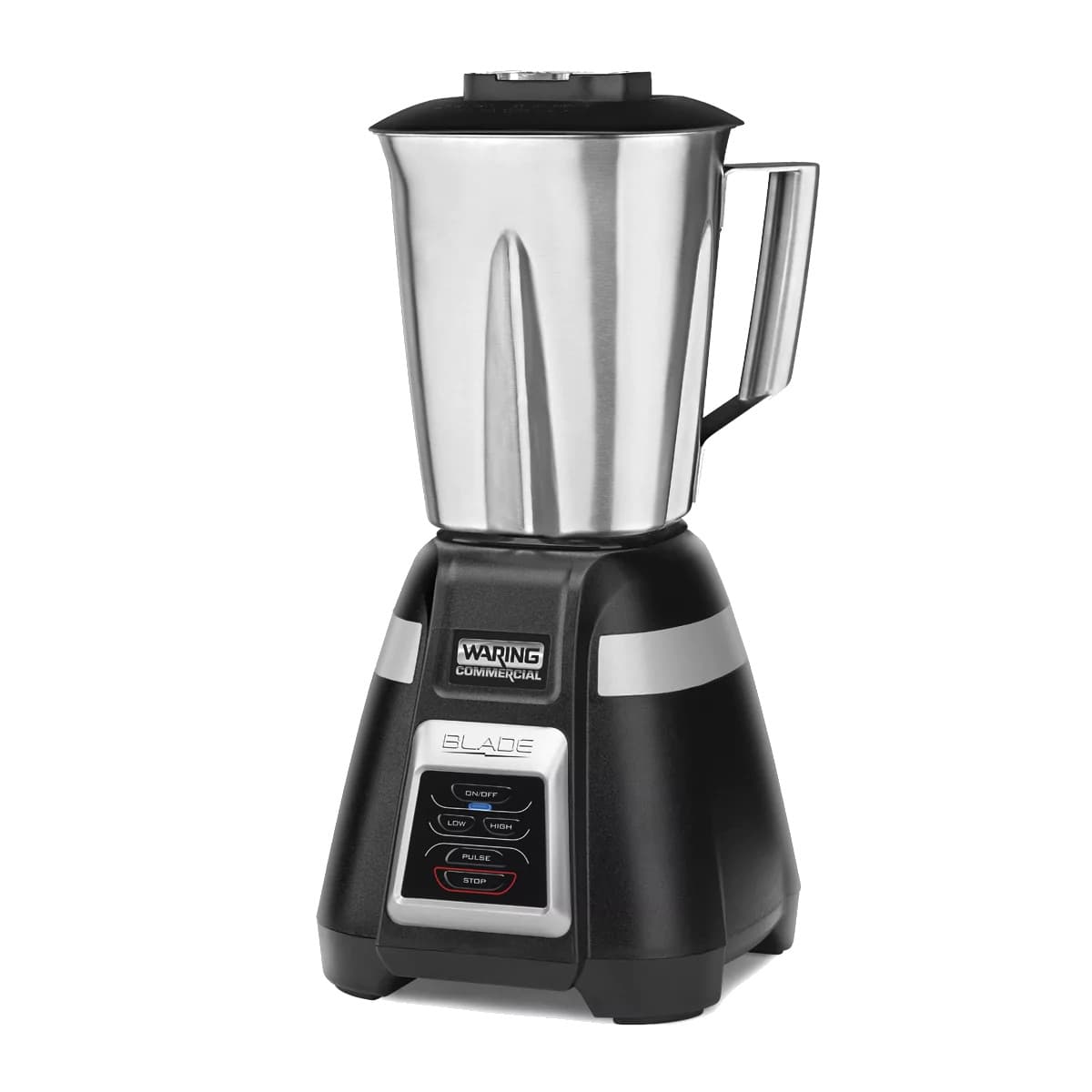 Waring Commercial BB320S 48 Oz. Stainless Steel Blender with Electronic Touchpad Control – 120V/820W