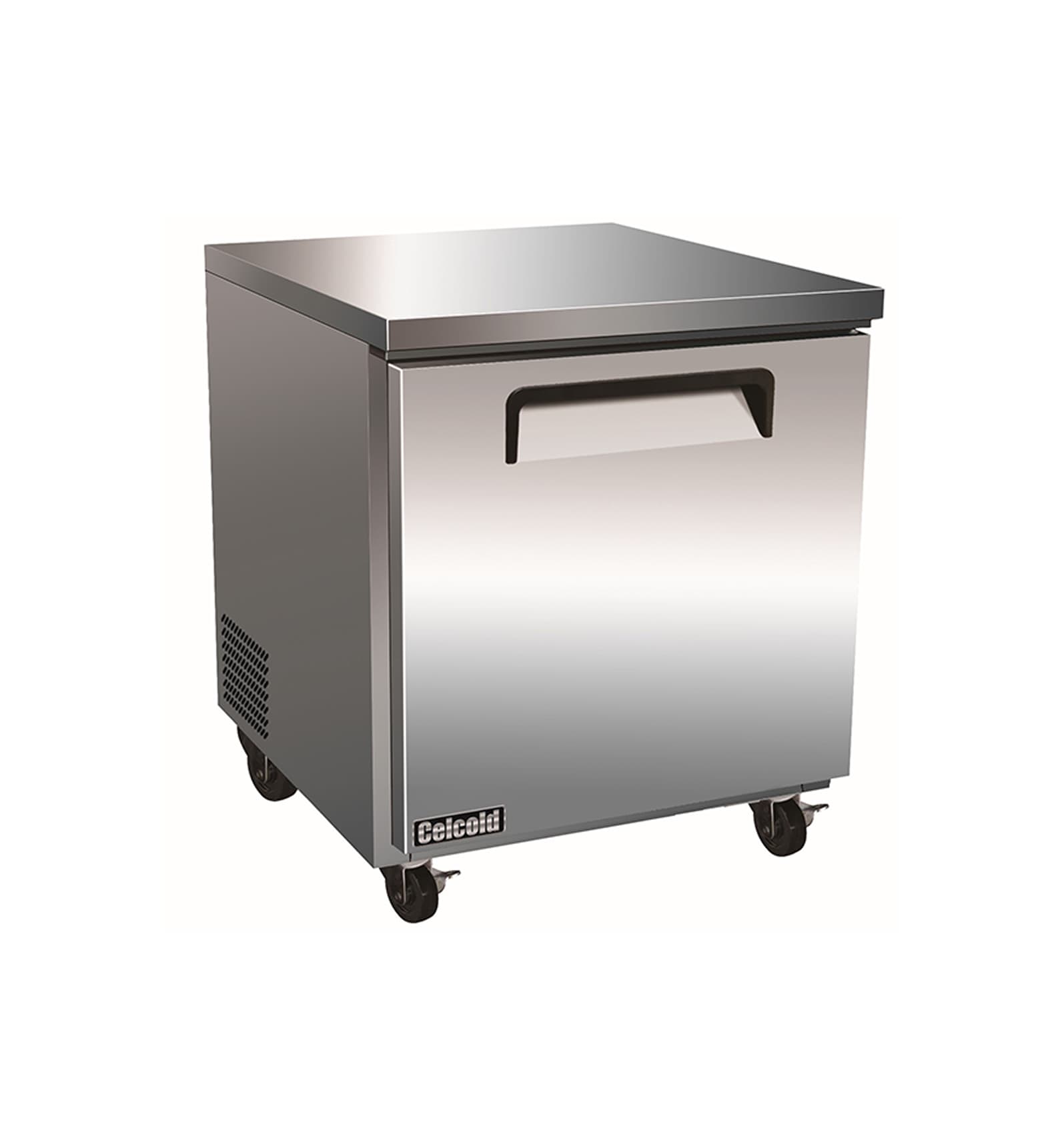 Celcold – Under Counter Freezer, reach in, one-section, rear mount self-contained refrigeration, 6.5 – CUC27FA