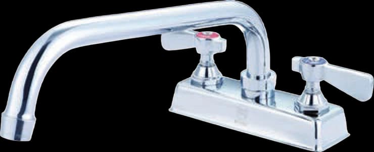 ATS FLO 4" Deck Mount Faucet with 8" Spout