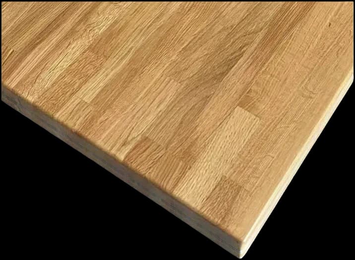 ATS Butcher Block Solid Wood Table Top, 48" Round