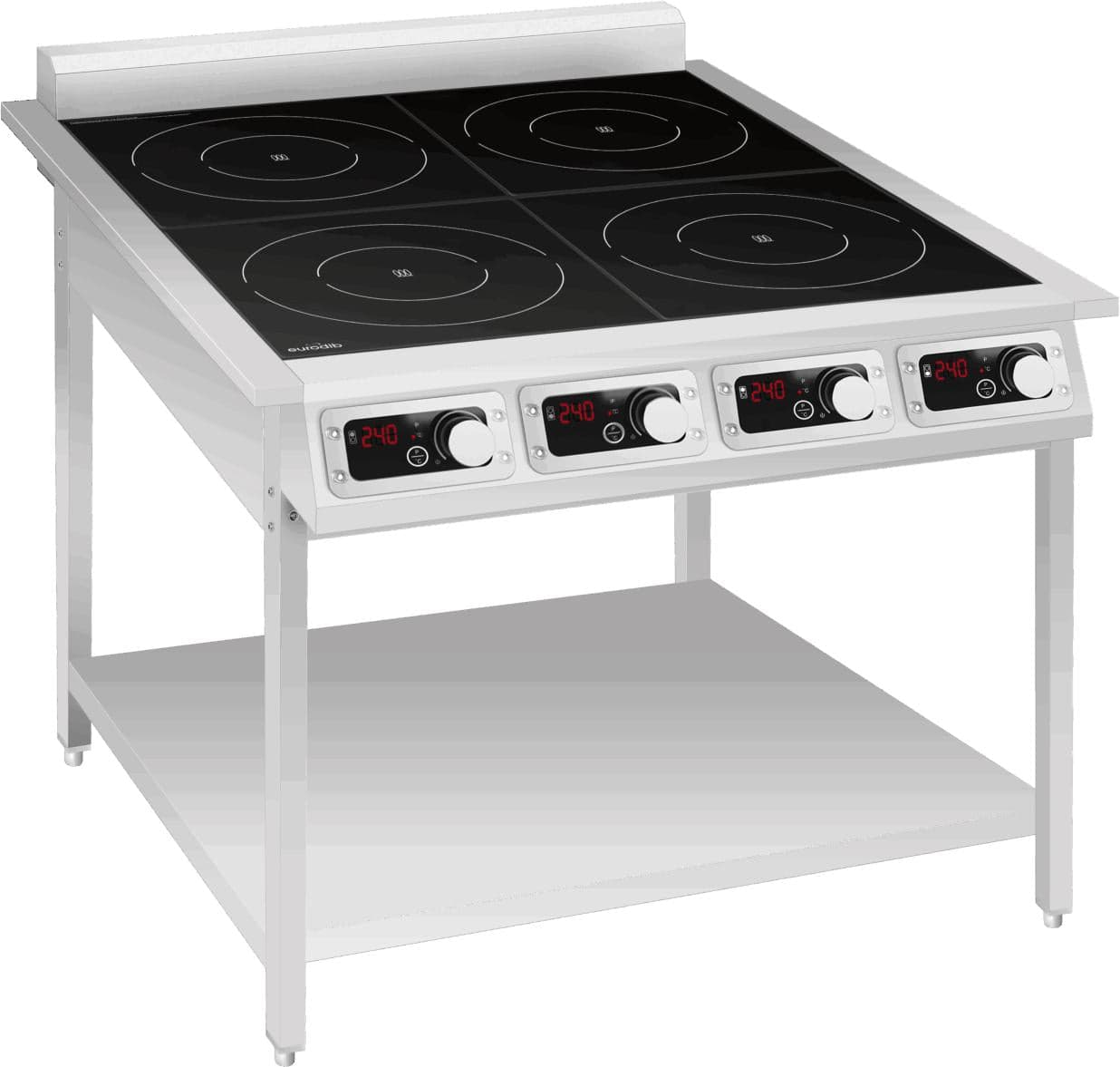 Eurodib – Freestanding 4 Burner Commercial Induction Cooktop – FCI435OS1PH