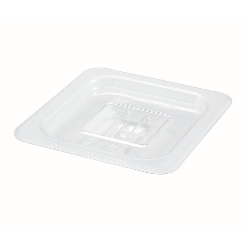 Polycarbonate Clear Solid Cover for 1/6 Size Food Pans