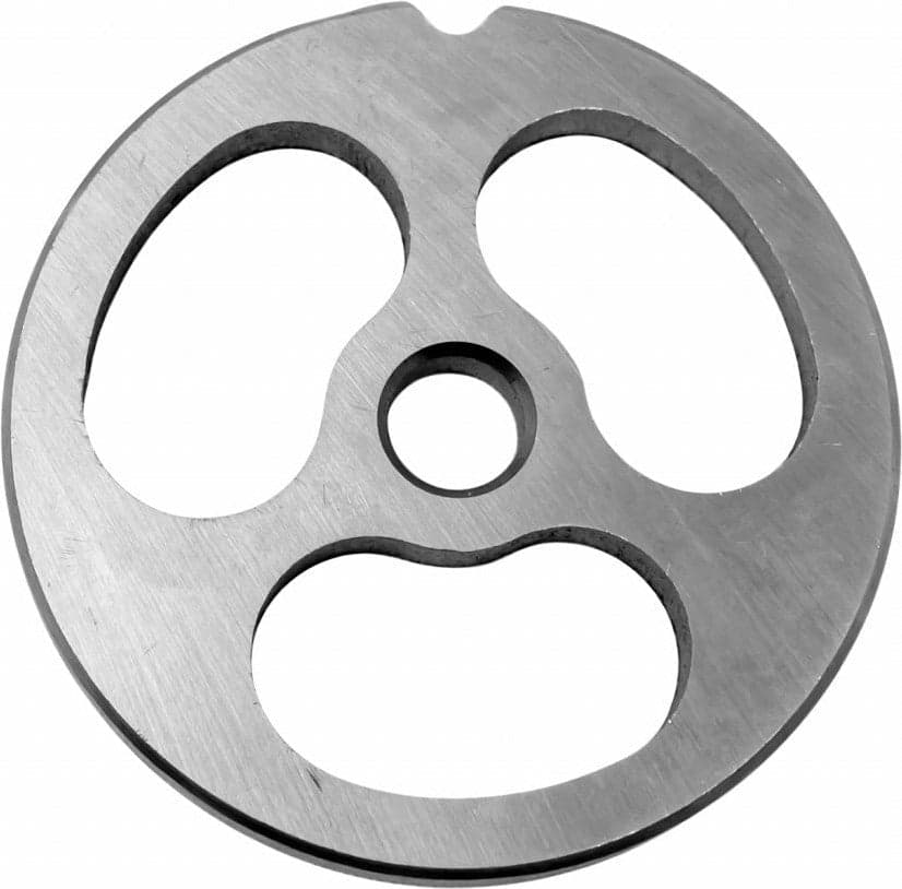 #22 Kidney Plate 3 Holes, One Notch, Without Hub for Meat Grinder
