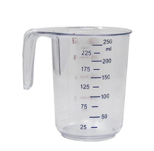 8 oz / 250 ml Clear Polycarbonate Measuring Cup