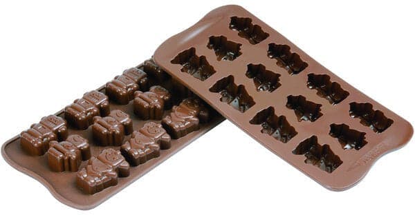 Silikomart – Silicone 12 Compartment Robot Chocolate Mold – SCG18