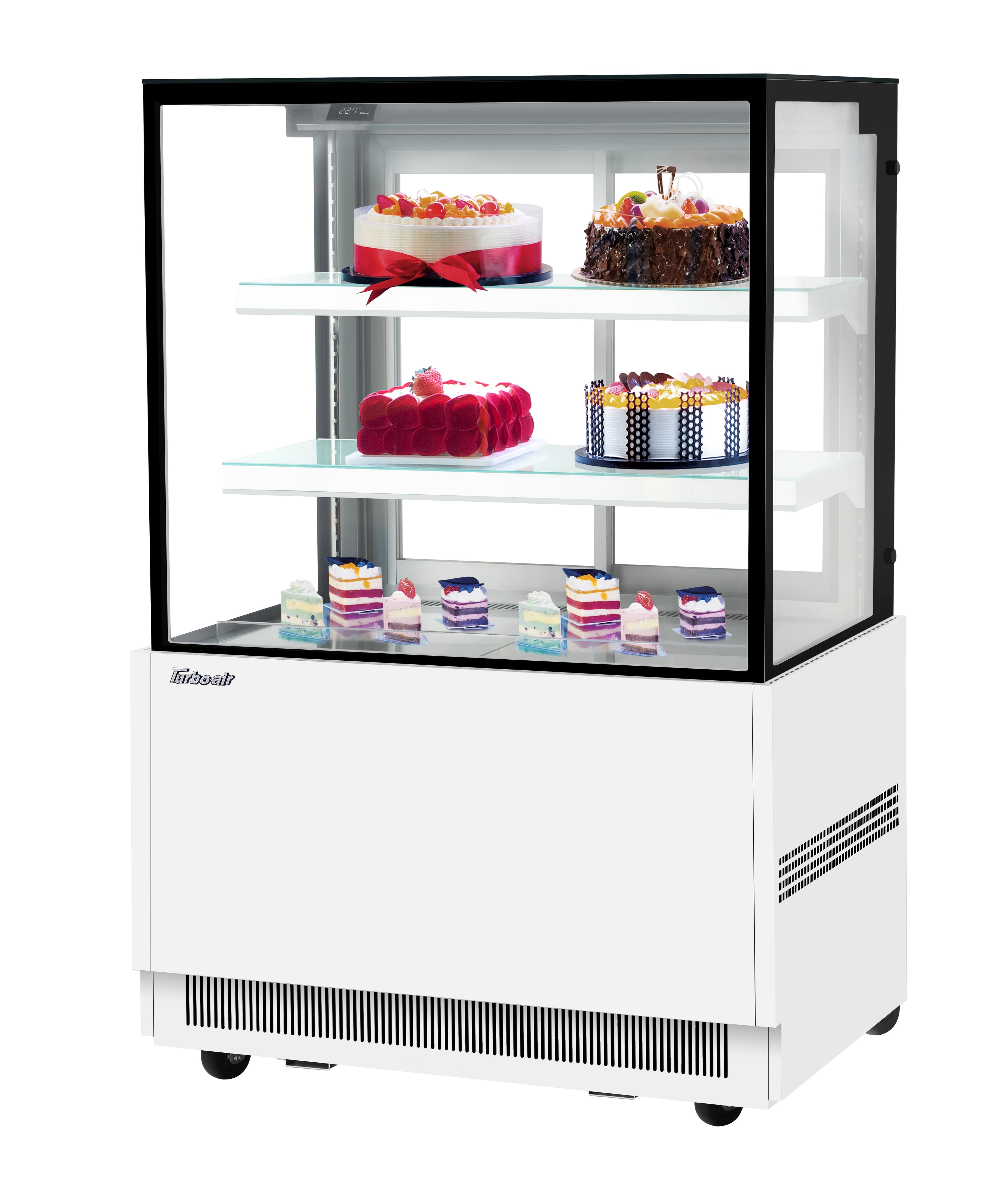 Turbo Air – Refrigerated Bakery Display Case, 35-3/8″ Wide – TBP36-54NN-W(B)