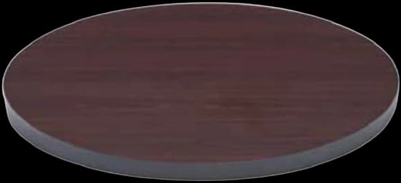 ATS Laminated Table Top, 36"R, Dark Walnut