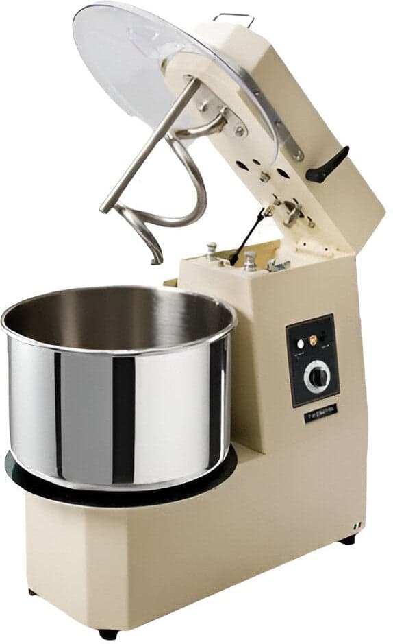 22 qt Spiral Mixer with Removable Bowl and Timer – 120V, 750W
