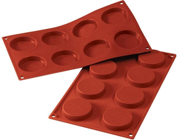 Silikomart – Silicone 8 Compartment Florentines Baking Mold – SF029