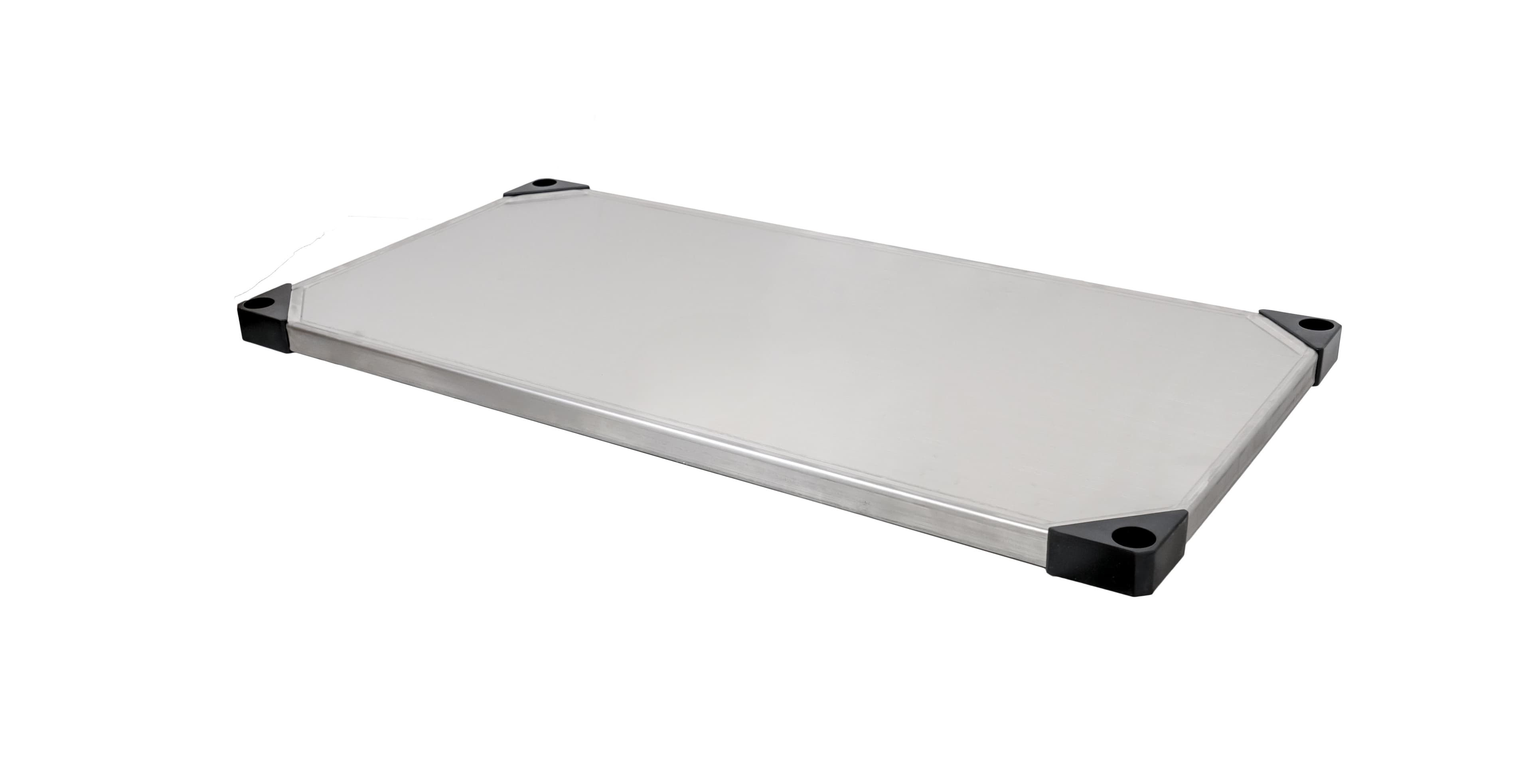 18″ x 48″ Stainless Steel Solid Shelf for Chrome Racks
