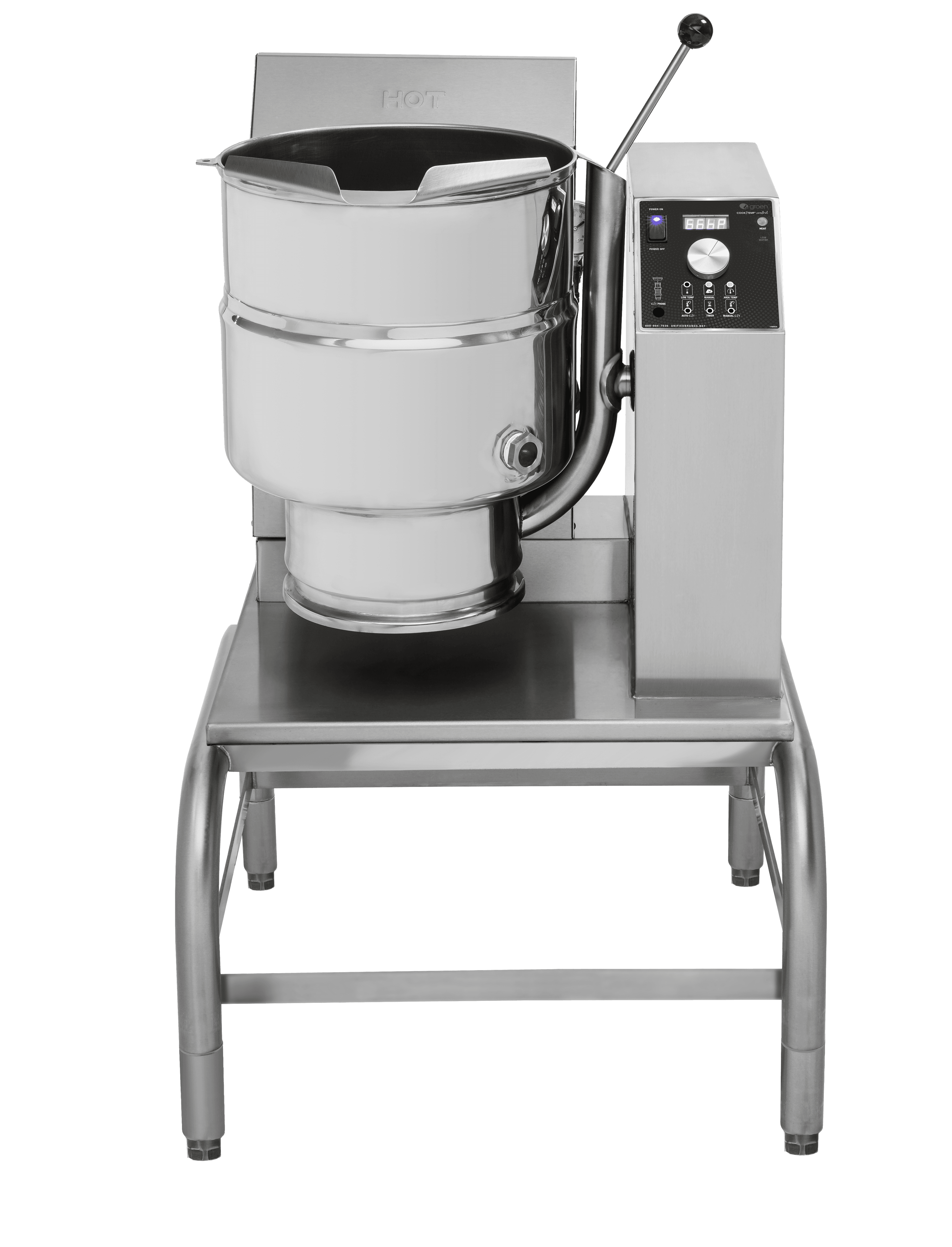 Groen – Steam-Jacketed Kettle, Hand Tilt, Table Top, Gas – TDH-40C2T