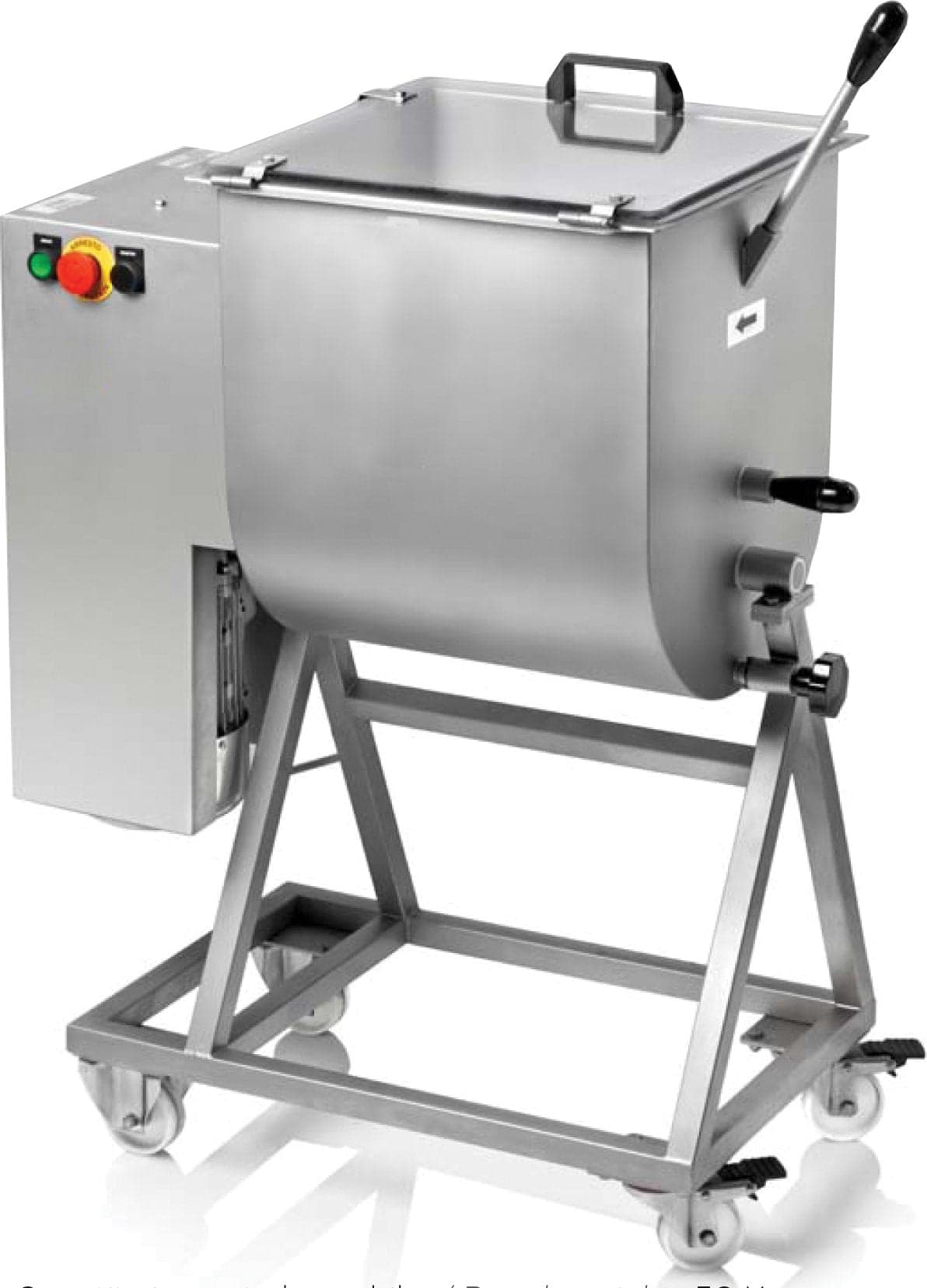 110lb/50kg Heavy-Duty Electric Meat Mixer with Single Mixing Arm – 220 V, 1.5 HP/1120 W