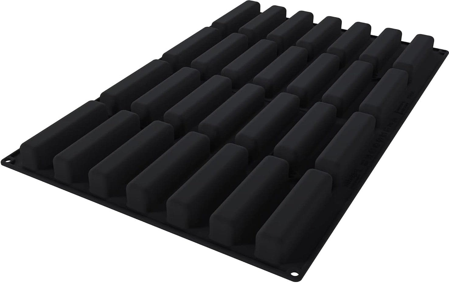 Silikomart – 5.1" Stripe Éclair Professional-Size Silicone Mold with 28 Cavities – SQ083