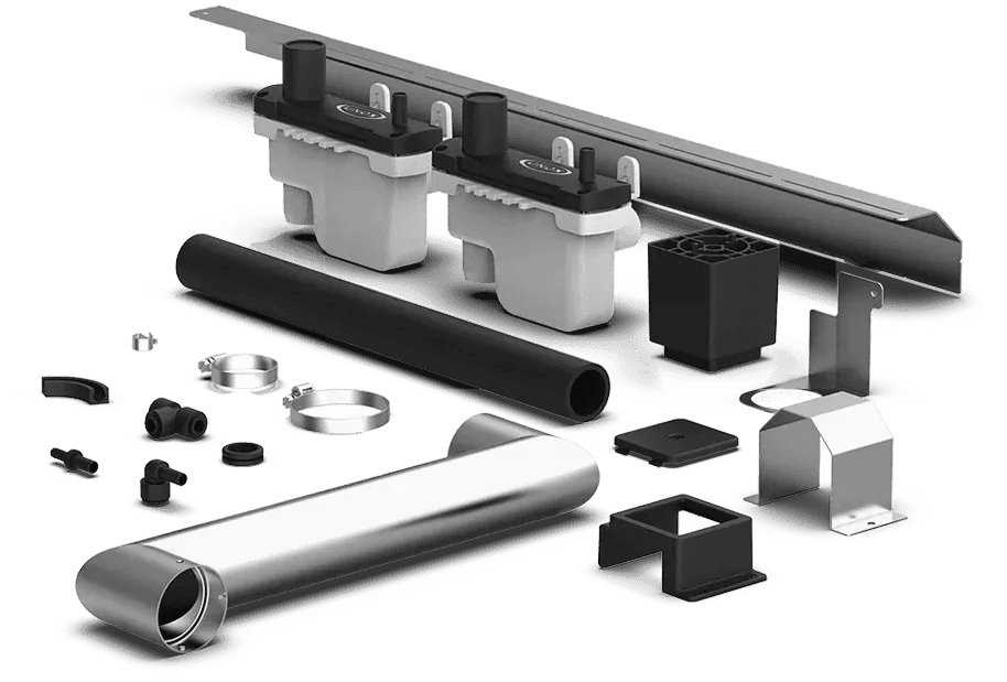 Unox - Double Stack Installation Kit for Electric Ovens - XAVQC-0011-E