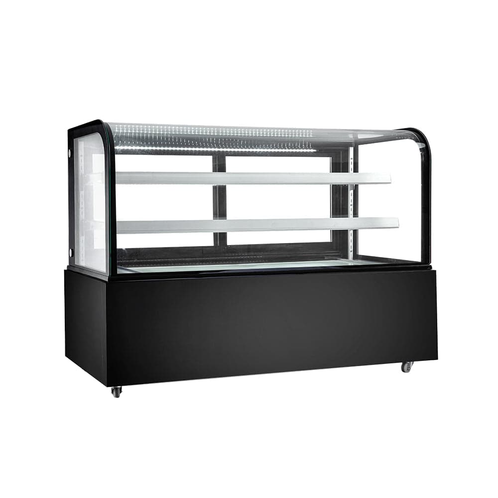 New Air NDC-72-CG 72″ Curved Refrigerated Display Case
