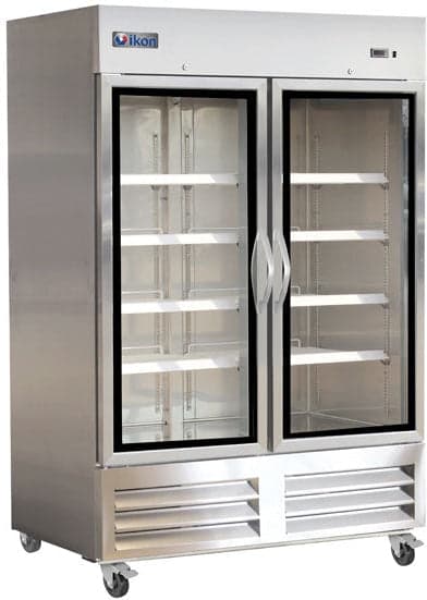 Ikon IB54RG 54″ Bottom Mount Glass 2-Door Reach-In Refrigerator