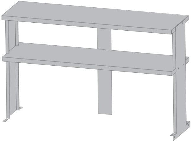Turbo Air – 60″ Stainless Steel Double Overshelf – TSOS-5R-T (ETA 5-6 Weeks)