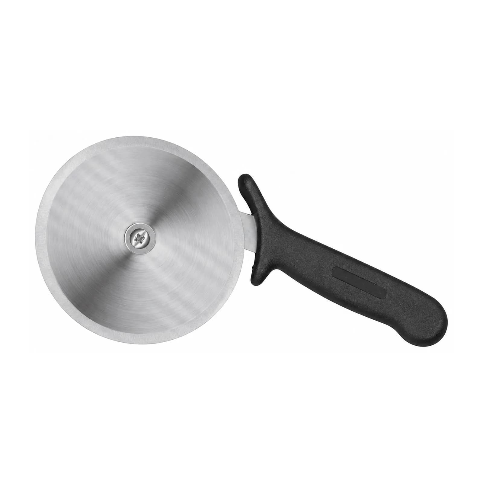 Omcan 5" R-Style Pizza Cutter with Black Handle