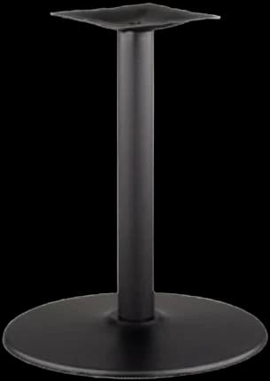 ATS 2-Piece Table Base Kit, 18"R with 3" Dia. Column, Bar Height