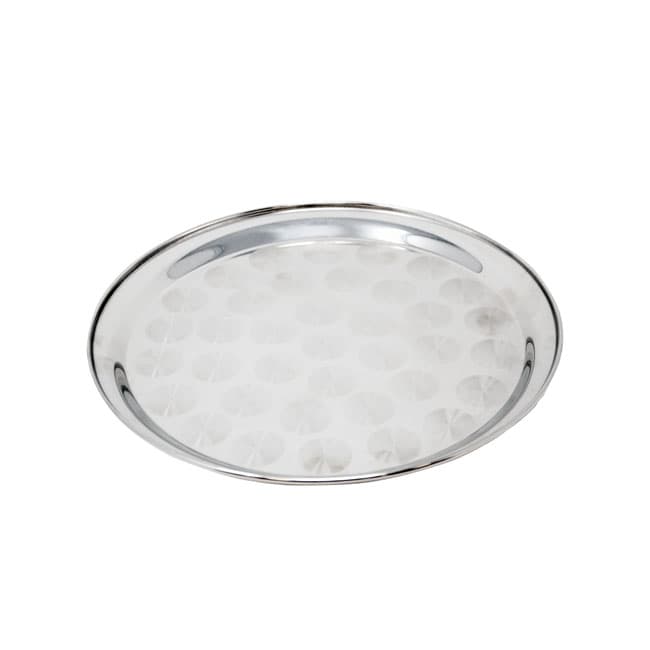 Omcan Stainless Steel Round Serving Tray
