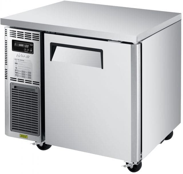 Turbo Air - J Series 36" Narrow Undercounter Refrigerator with Side Mounted Compressor and 1 Solid Door - JUR-36S-N6 (ETA 5-6 Weeks)