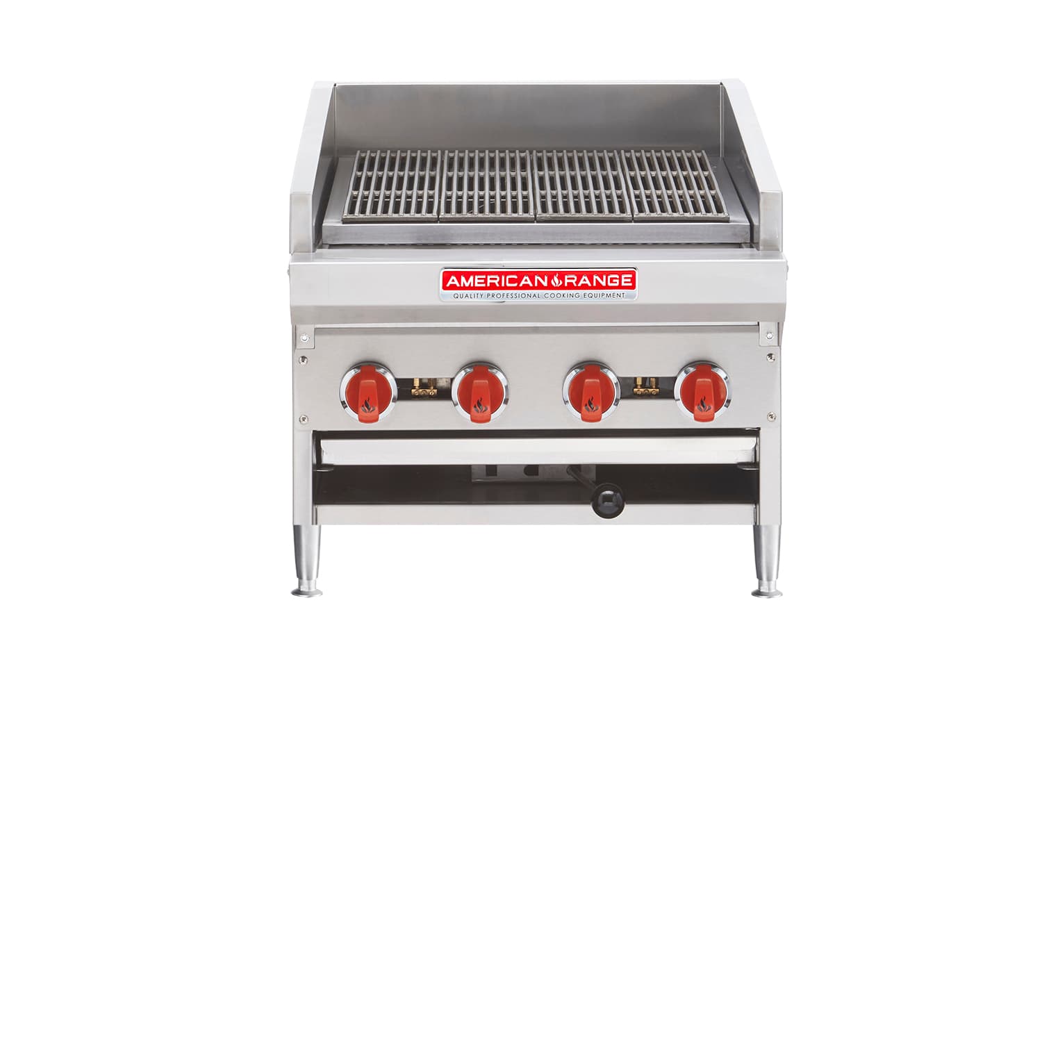 American Range – 24″ Stainless Steel Adjustable Top Radiant Char Broiler – ADJ-24