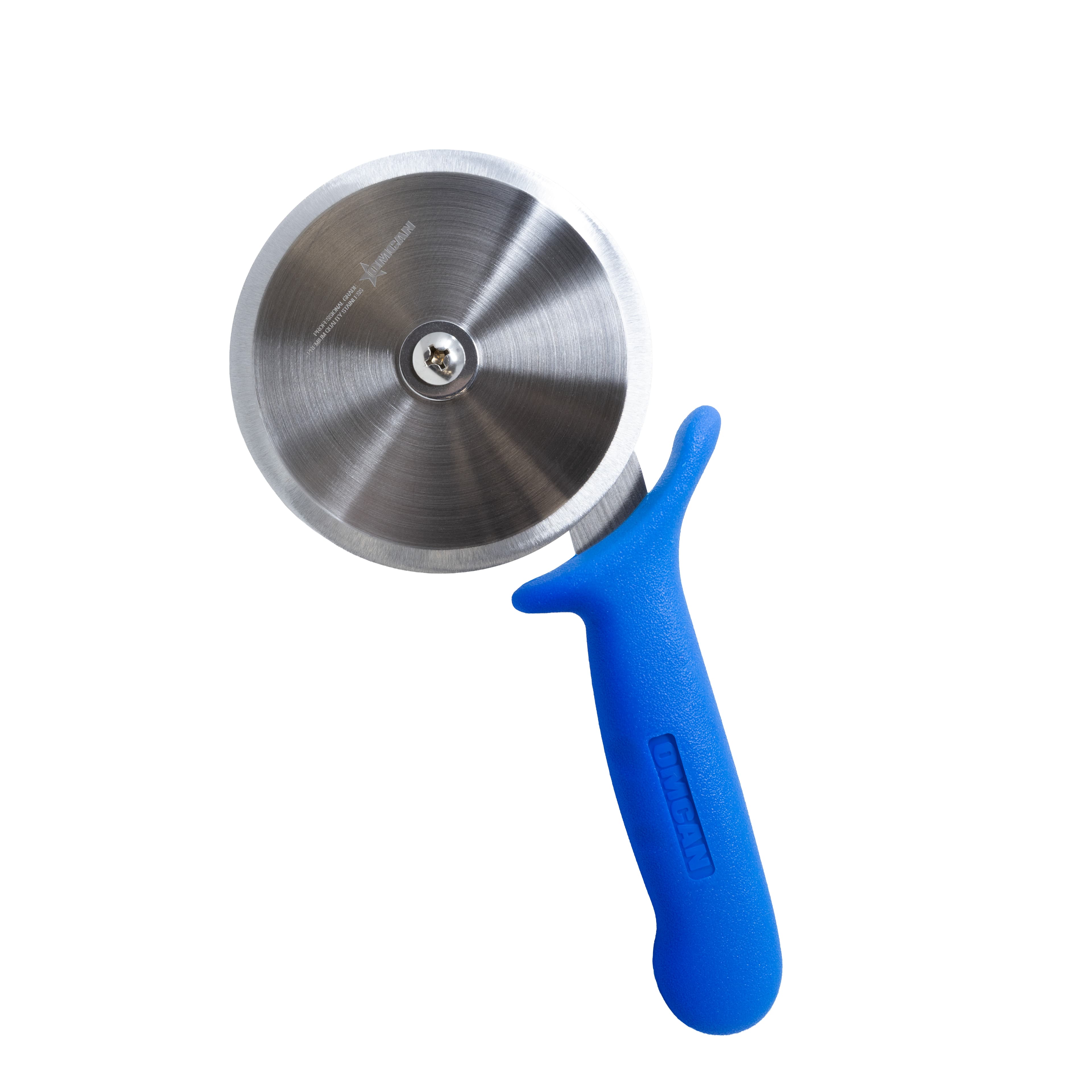 4" R-Style Pizza Cutter with Blue Handle