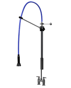 HIMI Products – Instinct Pre-Rinse Faucet Unit with 60″ Hose, Wall Mount Bracket & 4″ Deck Mount Base Faucet – IF6000-4D