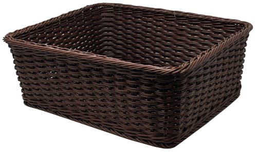 15″ x 18″ x 6.5″ Rectangular Wicker Basket