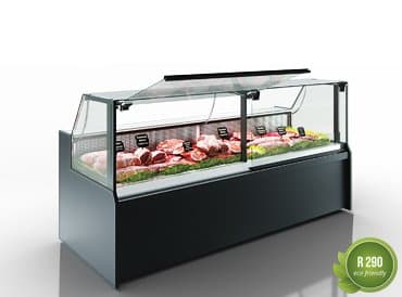 Hit-Line Missouri MC 100 A Plug-In Serve-Over Refrigerated Counter