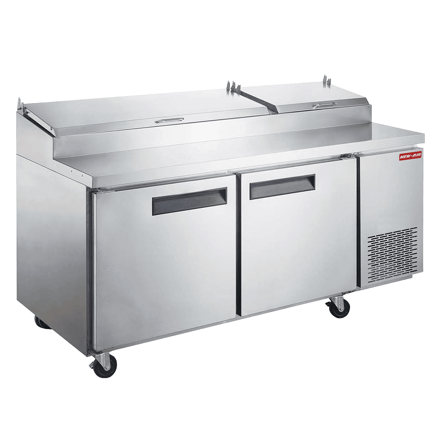 New Air NPT-070-PI 70″ 2-Door Refrigerated Pizza Prep Table