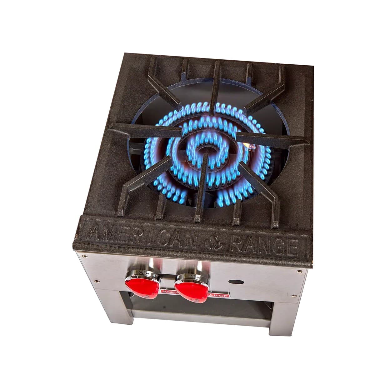 American Range SPSH-18-2-LP Propane Gas Double Burner Stock Pot Range
