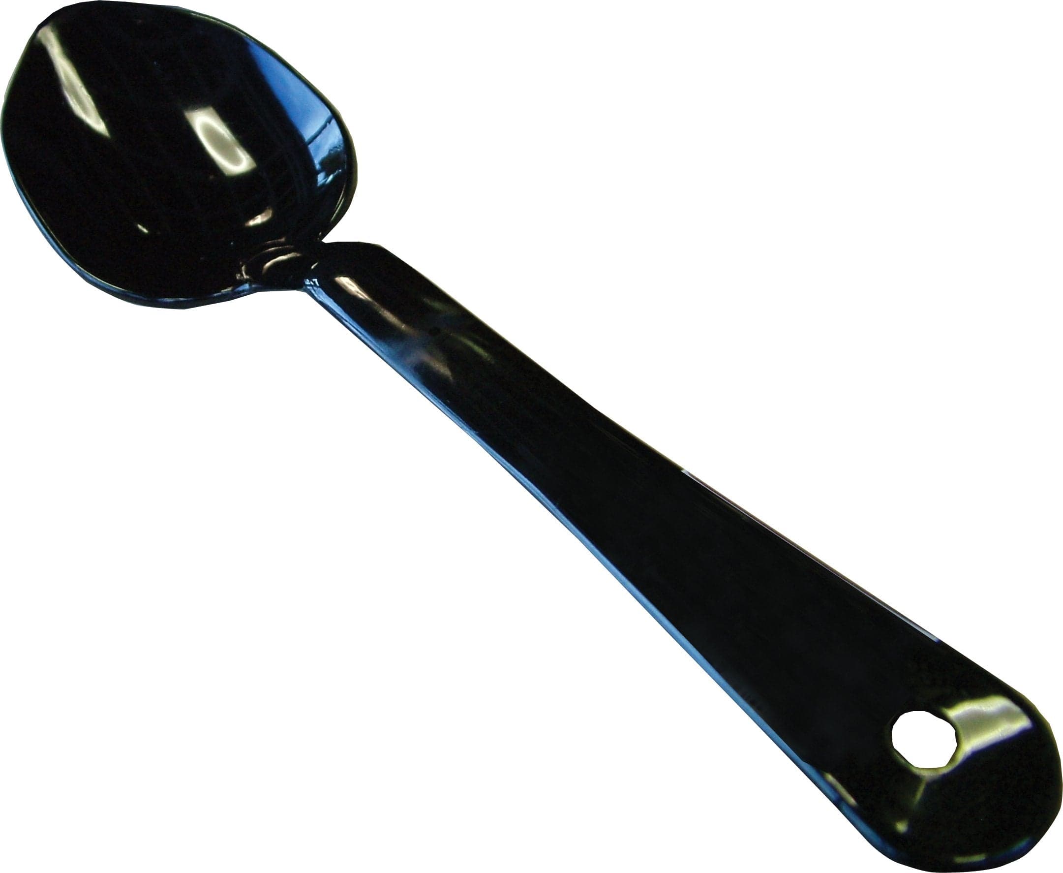 11" Black Solid Spoon