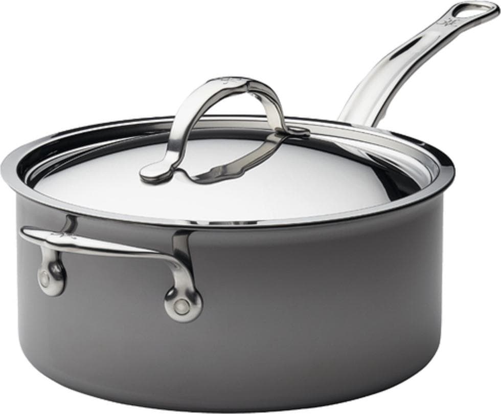 Hestan – 22 cm/4 QT NanoBond Covered Saucepan With Helper Handle – 60025
