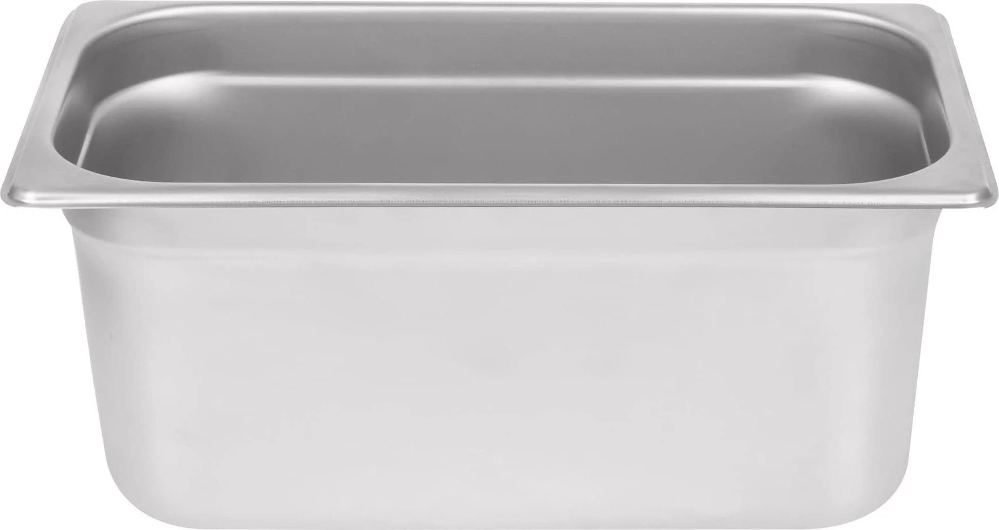 GN 1/3 Third-Size Anti-Jam Stainless Steel Steam Table Pan- 6″ Deep