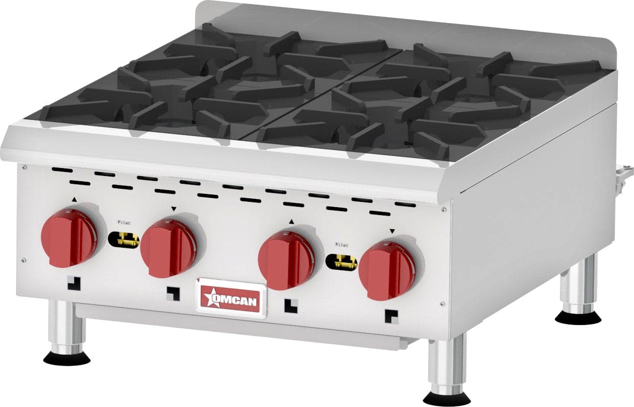 Countertop Stainless Steel Gas Hot Plate with 4 Burners
