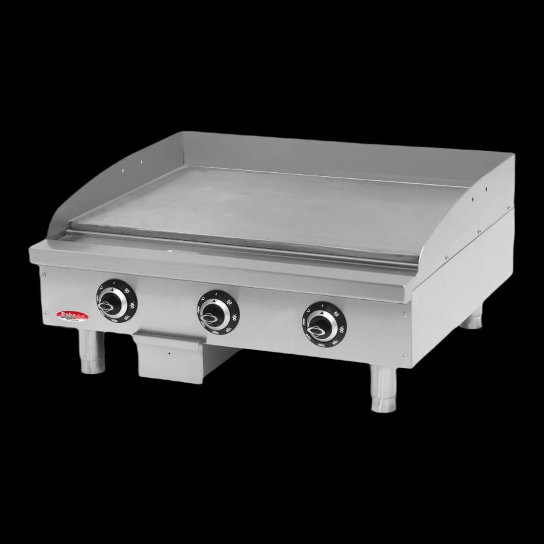 BakeMax BMPLS7IE040 Heavy Duty Countertop 48” Electric Thermostatic Flat Top Griddle