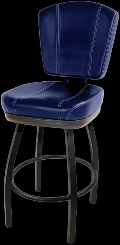 ATS COMX-ST-BSS Comfort-X Swivel Barstool, Stitched, on 77BSS Base