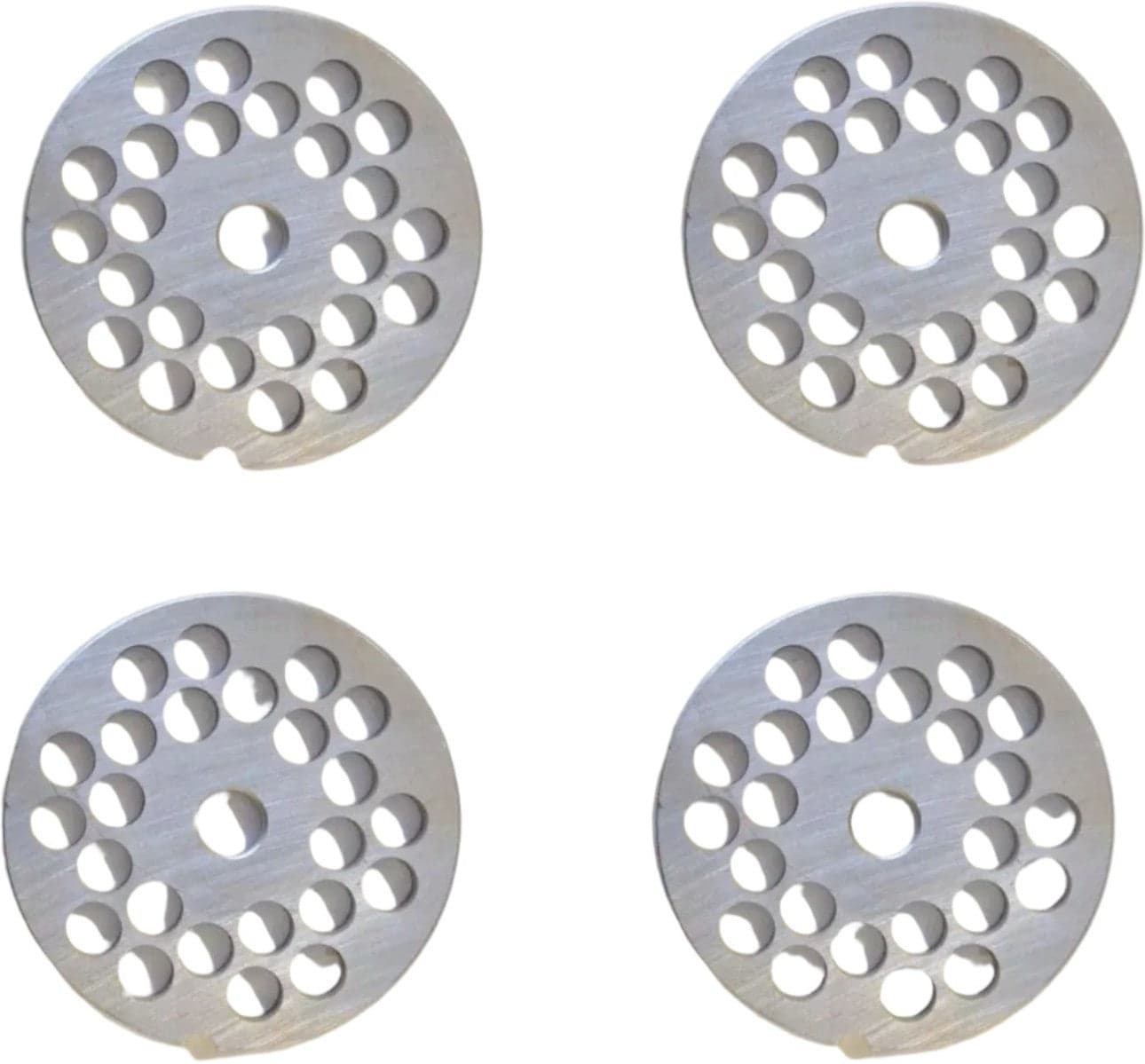European Style #22 stainless steel plate, hubless, 12mm (1/2″) – one notch/ round
