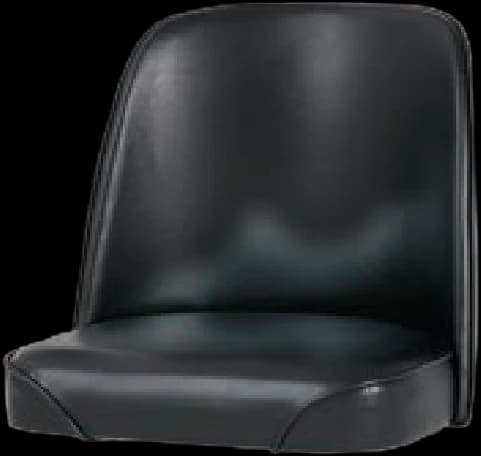 ATS Black Vinyl Jumbo Bucket Swivel Seat (Swivel Barstool Part)