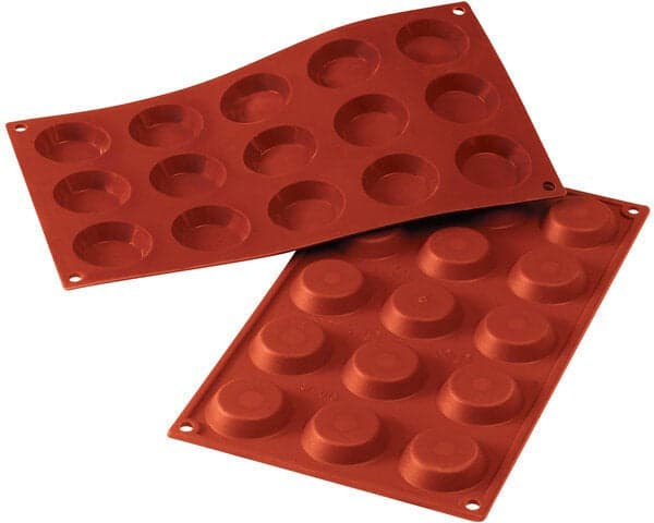 Silikomart – Silicone 15 Compartment Tartelettes Baking Mold – SF013