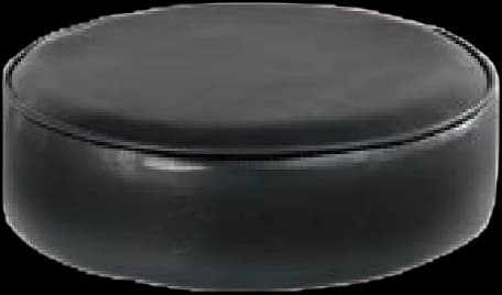 ATS Black Vinyl Round Swivel Seat (Swivel Barstool Part)