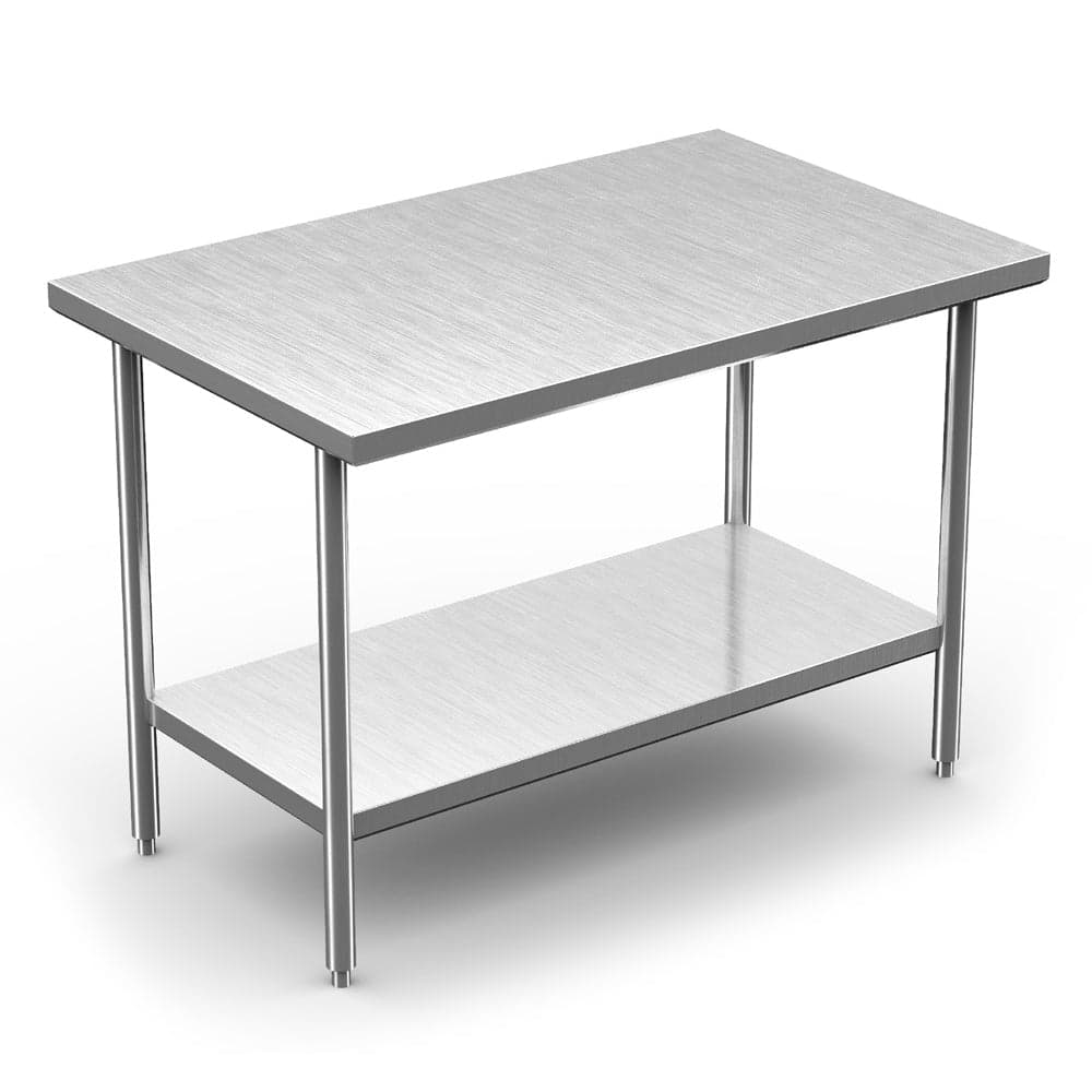 Winholt 30″ x 36″ All Welded Stainless Steel Knock-Down Table with Undershelf – DTS-3036-HKD