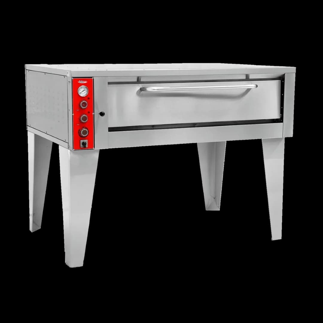 BakeMax BMBPEB152 76” Wide Commercial Electric Stone Hearth Deck Pizza Oven