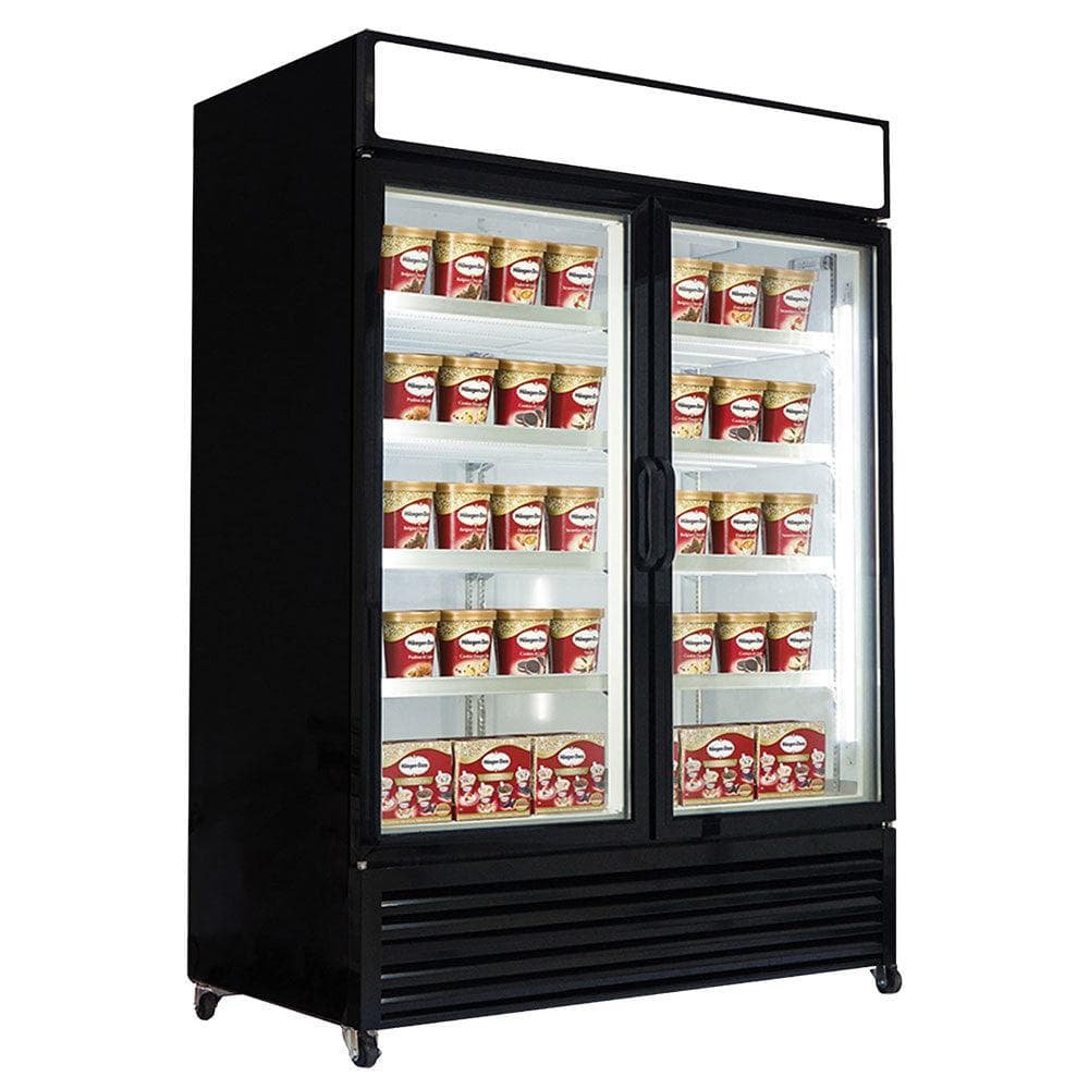 New Air NGF-122-H 55″ Two Glass Door Merchandising Freezer