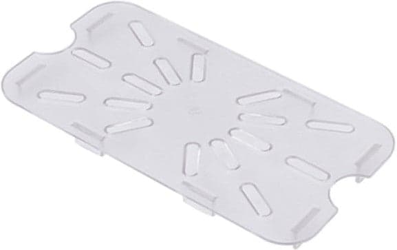 Half-size Clear Polycarbonate Drain Shelf for Food Storage Pans