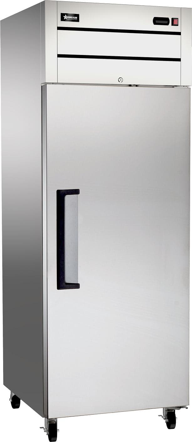 29″ One (1) Door Top Mounted Reach-in Refrigerator, 21.5 cu.ft. (609 L), Stainless Steel