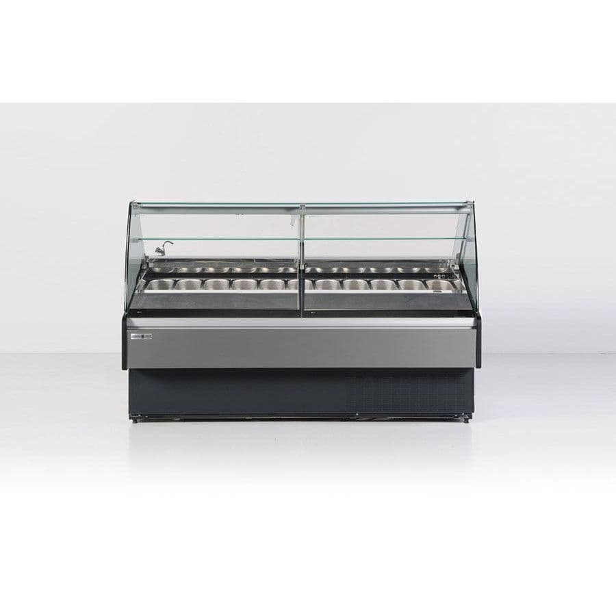 Hydra-Kool KFM-GL-60-S 60″ Curved Glass Gelato Case